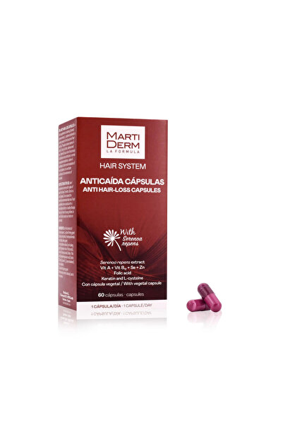 Martiderm HAIR SYSTEM capsule anti-căderea părului 60 de unități