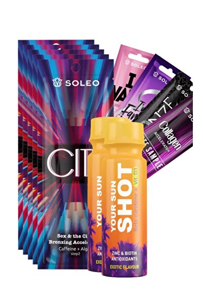 Soleo City 5x15ml Bronzer cu Accelerator de Bronzare + Cadouri Gratuite