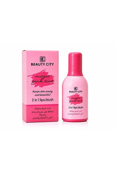 BC Beauty City Magic Pink Tint 2-in-1 Lips & Blush - Long Lasting Natural Tint