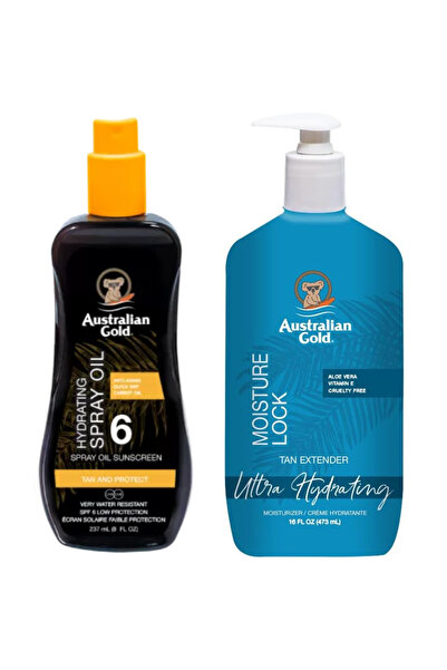 Australian Gold Spray Uleios SPF6 + Fixare a Umidității 473ml