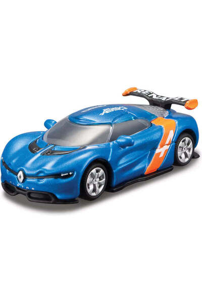Burago RENAULT ALPINE A110 Coupe 2019 Blue Orange 1/64