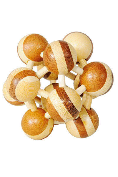 Fridolin IQ Logic Puzzle 3D Atom Two Colors,