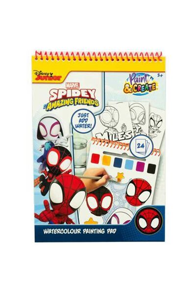 Canenco Marvel Spiderman watercolour painting pad