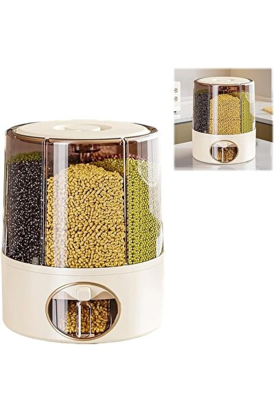 HASTHIP Hastep Plastic 6 Compartment Grain Dispenser 10.9 kg