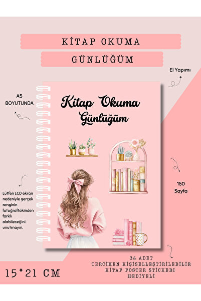 Else Craft Kitap Okuma Takip Günlüğüm - Kız No.3