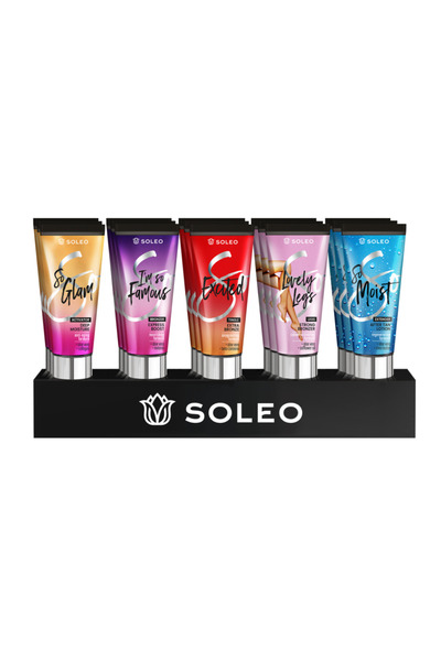 Soleo Bandă publicitară pentru rafturi pentru cosmetice