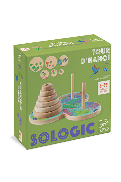 djeco Логическа игра Ханойска кула