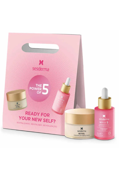 Sesderma Cremă Antiage Retisil 50ml + Ser Liposomal Reti Age 5 30ml Set 2 Pro...