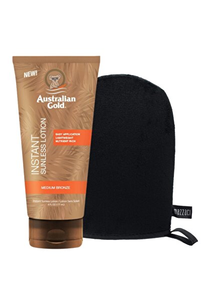 Australian Gold Loțiune de bronzare instantanee + Mănușă