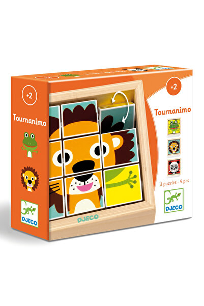 djeco Tournanimo Cube Puzzle,