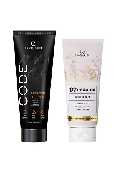 7suns Code Bronzer Pentru Bărbați 250ml + Cremă de Mâini Gratuită 75ml