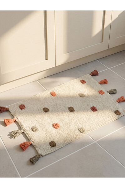 LC Waikiki Nevavm Farkıyla Lcw Home Mixed Polka Dot 50X80 cm Bath Mat
