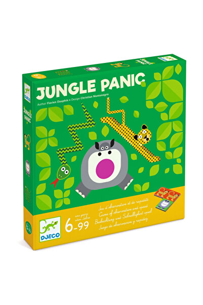 djeco Logic Game Jungle Panic,