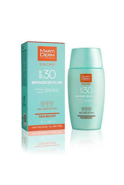 Martiderm SUN CARE BRONZE [D] fluid de bronzare cu protecție solară SPF30 50 ml