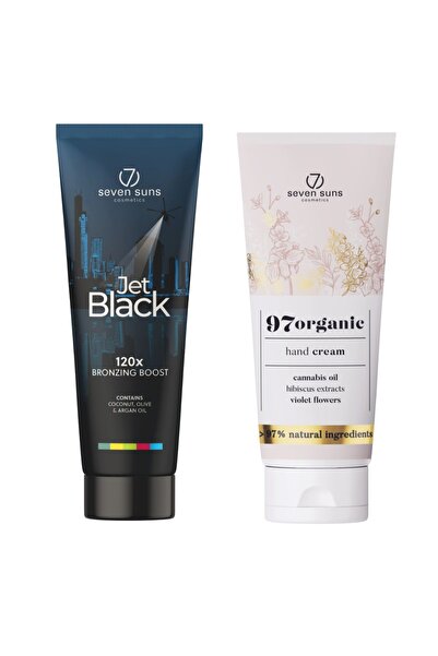 7suns Bronzer Jet Black 250ml + Cremă de mâini gratuită 75ml