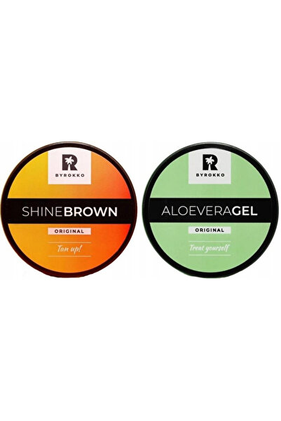 ByRokko Shine Brown + Aloe Evera Gel răcoritor după plajă