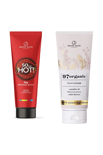 7suns Atât de fierbinte! Tingle Bronzer 250ml + Cremă de mâini gratuită 75ml