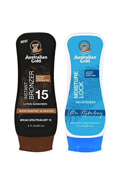 Australian Gold Balsam cu bronzant SPF15 + Reținere a umidității 237ml