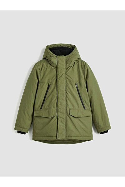 LC Waikiki Rmz Gi̇yi̇m Farkiyla Hooded Boy's Coat