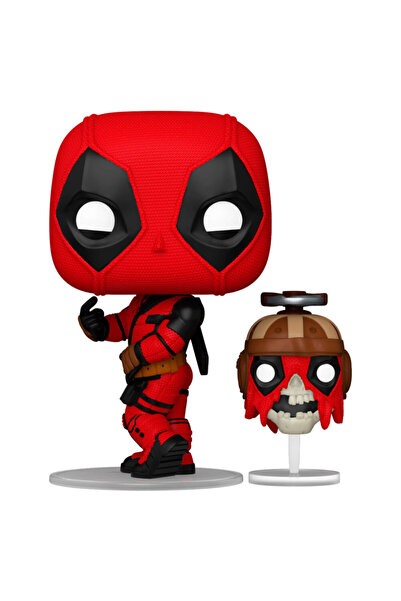 Generic Brand Figurină POP Marvel Deadpool & Wolverine Deadpool cu Headpool