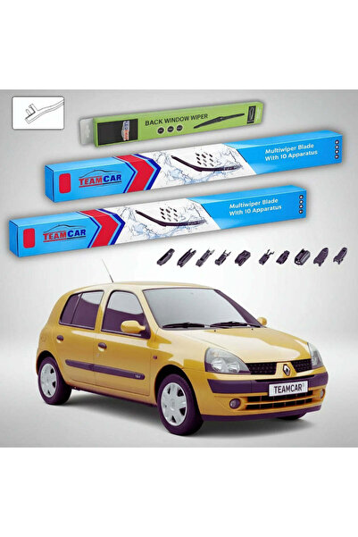 TEAMCAR Υαλοκαθαριστήρες Renault Clio II Hatchback 1998-2009 |   Σετ Εμπρός κ...
