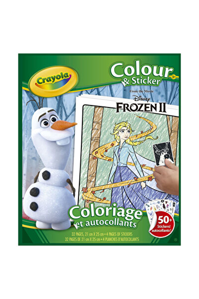 Crayola Disney Frozen 2 colour & sticker book