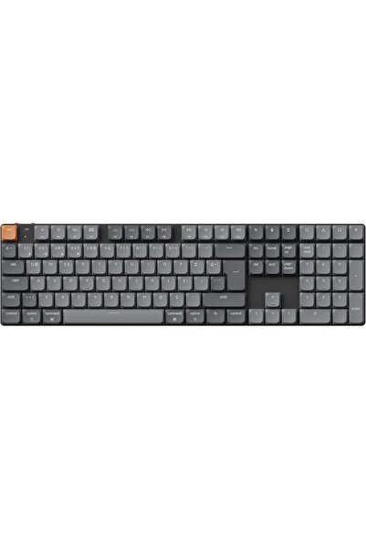 Keychron K5 Max%100 RGB Türkçe Red Switch Kablosuz Karbon Siyah Mekanik Klavye
