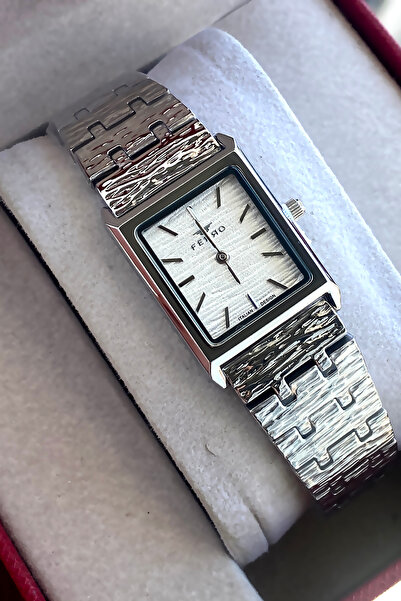 FERRO Women's wristwatch steel band waterproof 2 years warranty boxed