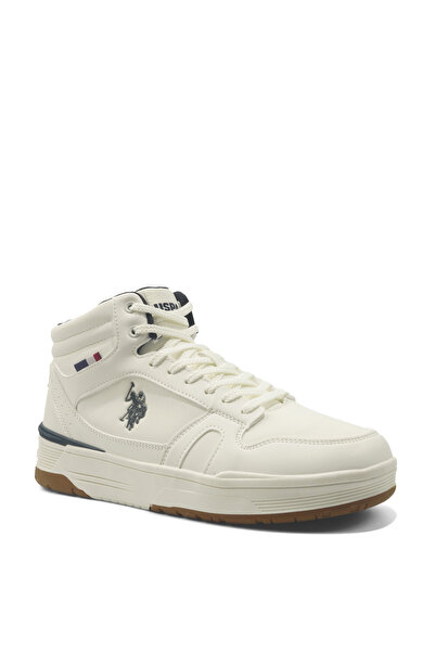 U.S. Polo Assn. Rekas White Men's High Sneaker