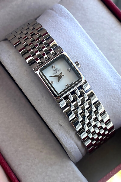 FERRO Women's wristwatch steel band waterproof 2 years warranty boxed