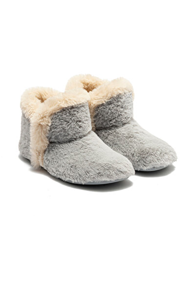 Twigy Cizme de casă pentru femei Elsa Plush, gri 37/41