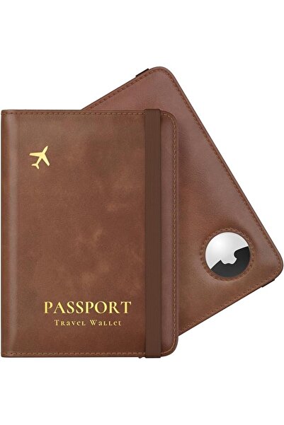 GENERAL Air Tag Passport Holder, Cute Passport Holder with Air tag Slot, RFID...