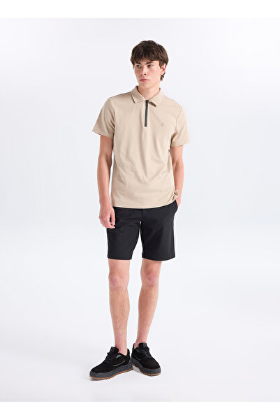 Dockers Black Men's Skinny Fit Shorts 002Xp-10
