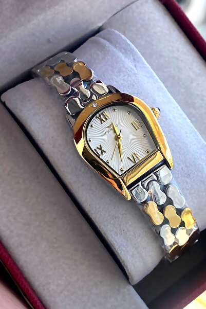 FERRO Women's wristwatch steel band waterproof 2 years warranty boxed