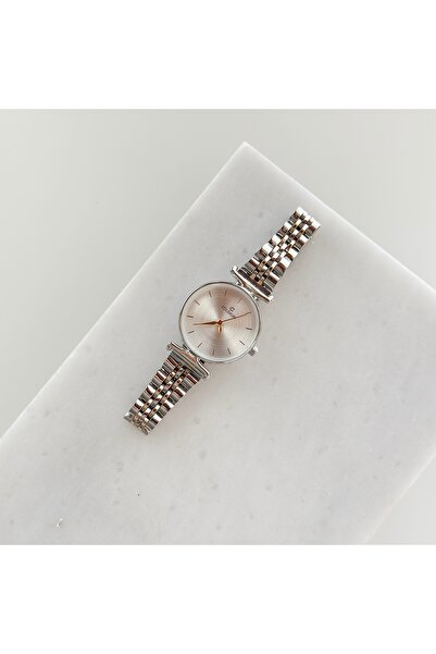 Vesce Atelier Ivas Gold Silver Watch White