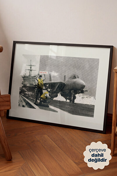 Persona Istanbul Banksy "Applause" - Sokak Sanatı Posteri (Çerçevesiz)