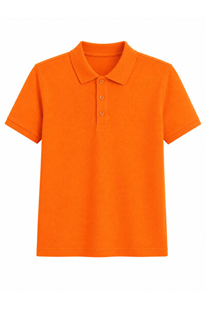 TAMPAP 3'lü Unisex Okul Üniforması Tek Üst Kısa Kol Lakos Tshirt