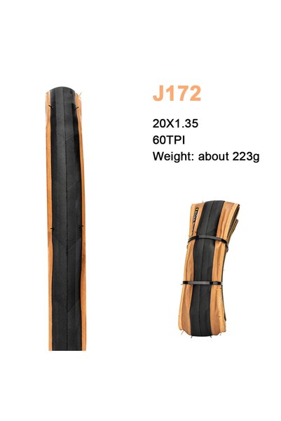 Choice9 إطار دراجة هوائية عالي الأداء من ZTTO، قطعة واحدة، مقاس 20X1.35-J172،...
