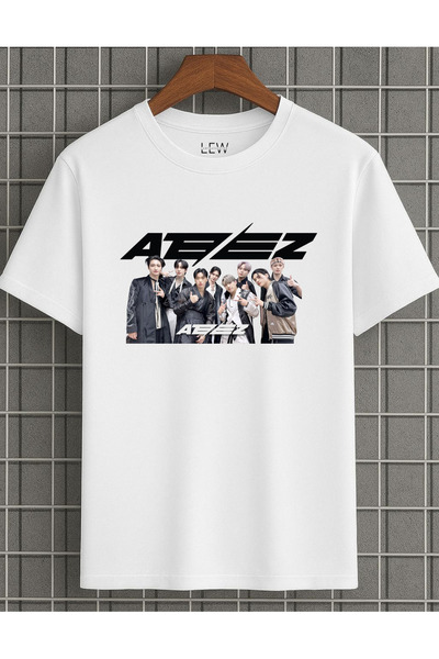lovver Ateez Group Special Design Premium Print Quality 100% Cotton Ateez T-S...