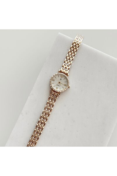 Vesce Atelier Kordon Broken Stone Gold Watch White