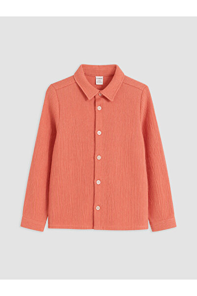 LC Waikiki Textured Boys' Shirt