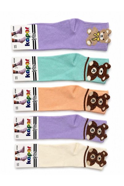 Tarzbabetcorap Women's College 3D Mixed Pattern Set of 3