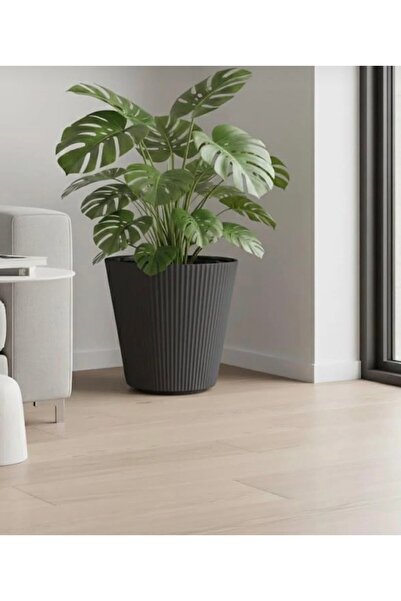 27 Litre Büyük Boy Saksı – Luna Dekoratif Bitki ve Çiçek Saksısı