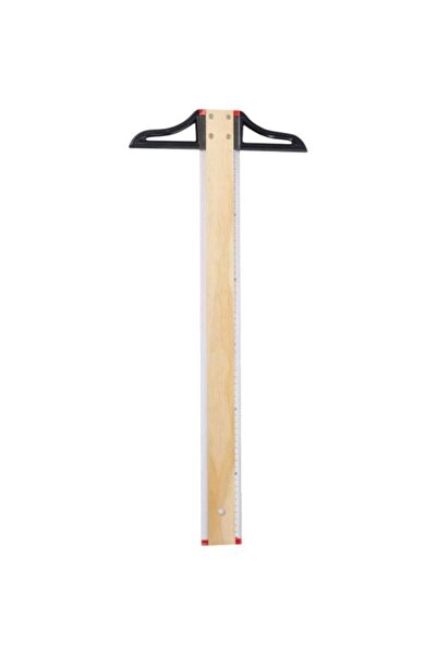 Hidex Ahşap T-Cetveli 90 cm (Sökülebilir Başlık, Kumaş Kılıf)