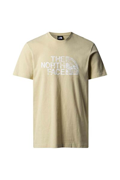 THE NORTH FACE Ανδρικό T-shirt SS με σχέδιο ξυλογραφίας και κυρτή κοπή XXL