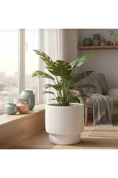 Genel Markalar Büyük Boy Saksı 20 Litre – İç Kovalı Dekoratif Bitki Saksısı
