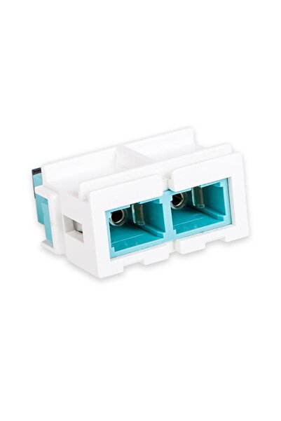 Nexans Adaptor | FO | Multimode | SC Snap-in | LANmark | Duplex | Aqua