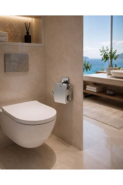 ACAR SU ARMATÜRLERİ Angled Wc Covered Paper Holder Acar Zr5900