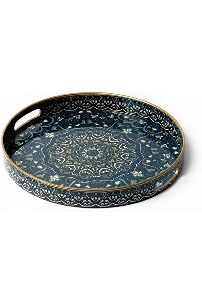 Supreouts Superouts Large Serving Tray with Handles, Rectangular Plastic Serv...