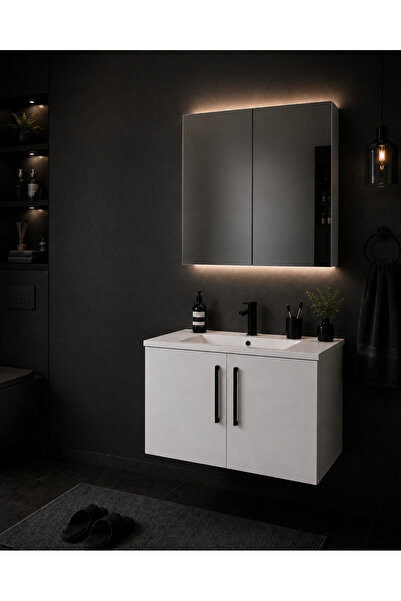 DGN 65 cm Aynalı Banyo Dolabı